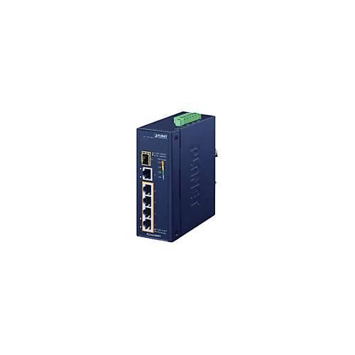 4711605284431 - PLANET IGS-614HPT - Switch - unmanaged - 4 x 10 100 1000 (PoE+) + 1 x 10 100 1000 + 1 x 1000Base-X SFP - an DIN-Schiene montierbar wandmontierbar - PoE+ (120 W) 4711605284431 - PLANET IGS-614HPT - Switch - unmanaged - 4 x 10 100 1000 (PoE+) + 1 x 10 100 1000 + 1 x 1000Base-X SFP - an DIN-Schiene montierbar wandmontierbar - PoE+ (120 W)