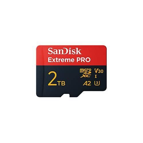 0619659209032 - SanDisk Extreme Pro - Flash-Speicherkarte (SD-Adapter inbegriffen) - 2 TB - A2 Video Class V30 UHS-I U3 - microSDXC UHS-I 0619659209032 - SanDisk Extreme Pro - Flash-Speicherkarte (SD-Adapter inbegriffen) - 2 TB - A2 Video Class V30 UHS-I U3 - microSDXC UHS-I