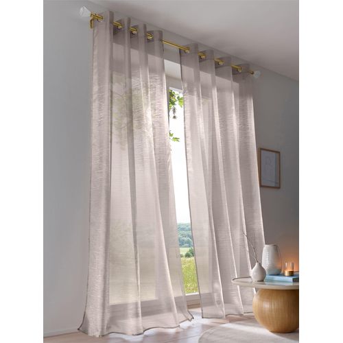 6933897916403 - Vorhang HEINE HOME Gardinen Gr 145 cm Multifunktionsband 135 cm grau (taupe) Transparente Gardinen 6933897916403 - Vorhang HEINE HOME Gardinen Gr 145 cm Multifunktionsband 135 cm grau (taupe) Transparente Gardinen