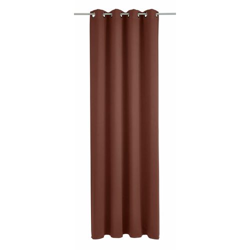 4004567119744 - Vorhang WIRTH Dim out Gr 3 braun Gardinen 220cm Ösen 145cm Polyester B145cm H220cm