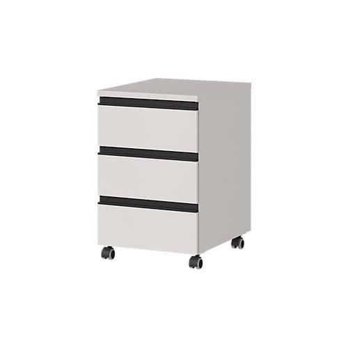 4005949403963 - Rollcontainer Aalborg 3 Schubladen je 10 kg Traglast Teilauszug Metallgriff feststellbar B 400 x T 500 x H 630 mm kaschmir 4005949403963 - Rollcontainer Aalborg 3 Schubladen je 10 kg Traglast Teilauszug Metallgriff feststellbar B 400 x T 500 x H 630 mm kaschmir