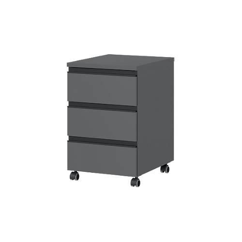 4005949403956 - Rollcontainer Aalborg 3 Schubladen je 10 kg Traglast Teilauszug Metallgriff feststellbar B 400 x T 500 x H 630 mm graphit 4005949403956 - Rollcontainer Aalborg 3 Schubladen je 10 kg Traglast Teilauszug Metallgriff feststellbar B 400 x T 500 x H 630 mm graphit