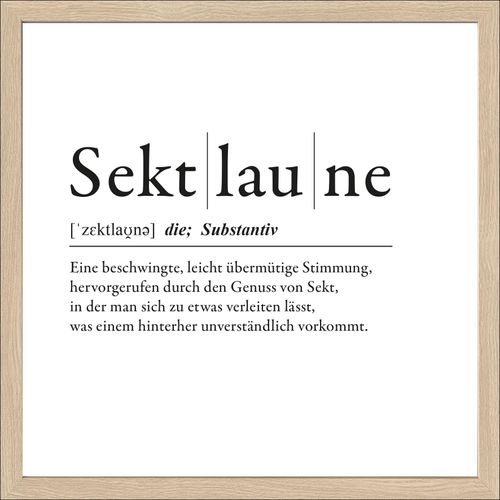 4019449484445 - PRO ART Gerahmtes Bild SEKTLAUNE (BHT 3250x3250x180 cm) BHT 3250x3250x180 cm bunt 4019449484445 - PRO ART Gerahmtes Bild SEKTLAUNE (BHT 3250x3250x180 cm) BHT 3250x3250x180 cm bunt