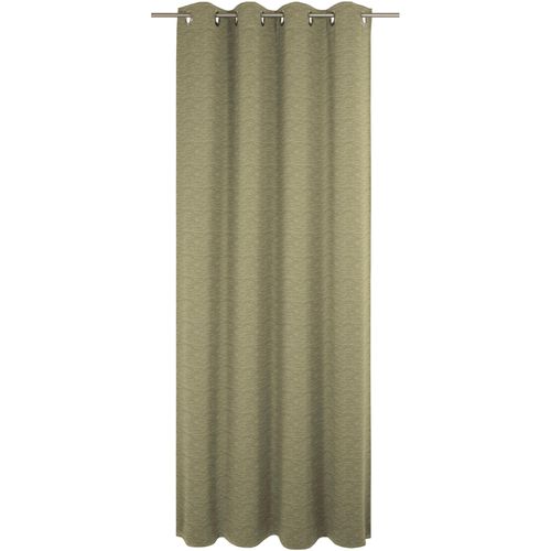 4004567376918 - Vorhang WIRTH Trondheim B gelb (ocker) Gardinen 275cm Ösen 132cm Polyacryl nach Maß B132cm H275cm