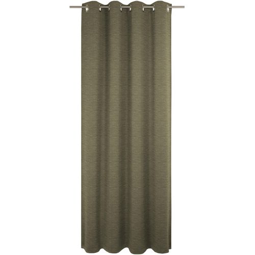 4004567375850 - Vorhang WIRTH Trondheim B braun Gardinen 295cm Ösen 132cm Polyacryl nach Maß B132cm H295cm