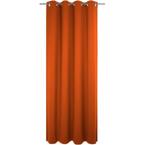 4004567499624 - Vorhang WIRTH Newbury orange (terra) Gardinen 315cm Ösen 130cm Baumwolle Polyester nach Maß B130cm H315cm