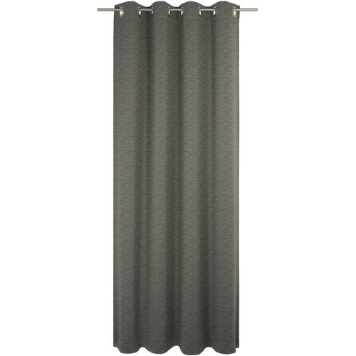 4004567394295 - Vorhang WIRTH Trondheim B grau (taupe) Gardinen 375cm Ösen 132cm Polyacryl nach Maß B132cm H375cm
