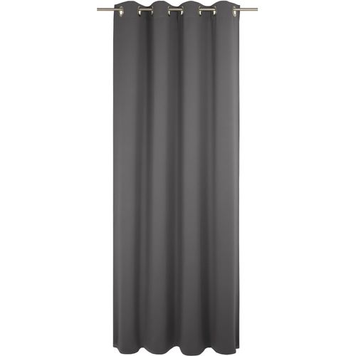 4004567509392 - Vorhang WIRTH Newbury grau Gardinen 345cm Ösen 130cm Baumwolle Polyester nach Maß B130cm H345cm 4004567509392 - Vorhang WIRTH Newbury grau Gardinen 345cm Ösen 130cm Baumwolle Polyester nach Maß B130cm H345cm