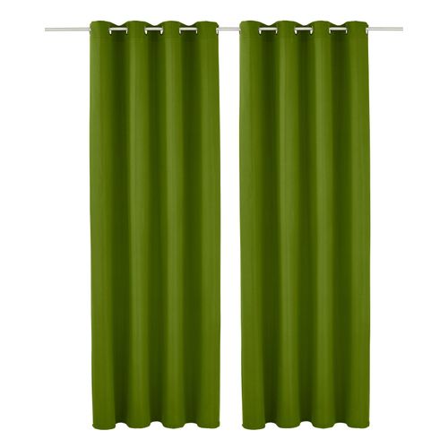 6941446627588 - Vorhang MY HOME Raja Gr 6 grün B140cm H295cm Polyester Recyceltes Material Gardinen 2er-Set Bestseller einfarbig modern pflegeleichte Mikrofaser 6941446627588 - Vorhang MY HOME Raja Gr 6 grün B140cm H295cm Polyester Recyceltes Material Gardinen 2er-Set Bestseller einfarbig modern pflegeleichte Mikrofaser