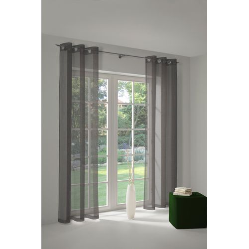 4004567153809 - Vorhang WIRTH LORCA Gr 1 braun B132cm H150cm Obermaterial 66% Polyester 34% Baumwolle Gardinen