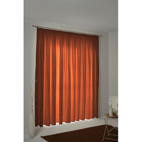 4004567090647 - Vorhang WIRTH Toco-Uni Gardinen Gr 175 cm Kräuselband 132 cm orange (terra) Kräuselband Gardine 4004567090647 - Vorhang WIRTH Toco-Uni Gardinen Gr 175 cm Kräuselband 132 cm orange (terra) Kräuselband Gardine