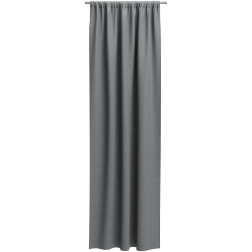 4006470549434 - Vorhang nach Maß NEUTEX FOR YOU SOLERO grau B152cm H195cm Jacquard Obermaterial 100% Polyester Gardinen nach Maß Uni Outdoorvorhang mit leichter Struktur