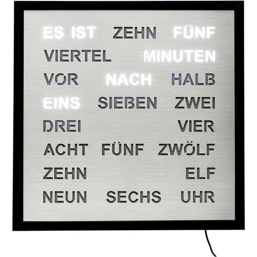 4037445161405 - Wanduhr AMS schwarz (schwarz alufarben) Wanduhren B H L 40cm x 4cm x 40cm Quarzuhr Digitaluhr Wohnzimmer Esszimmer Küche ArbeitszimmerBüro 4037445161405 - Wanduhr AMS schwarz (schwarz alufarben) Wanduhren B H L 40cm x 4cm x 40cm Quarzuhr Digitaluhr Wohnzimmer Esszimmer Küche ArbeitszimmerBüro