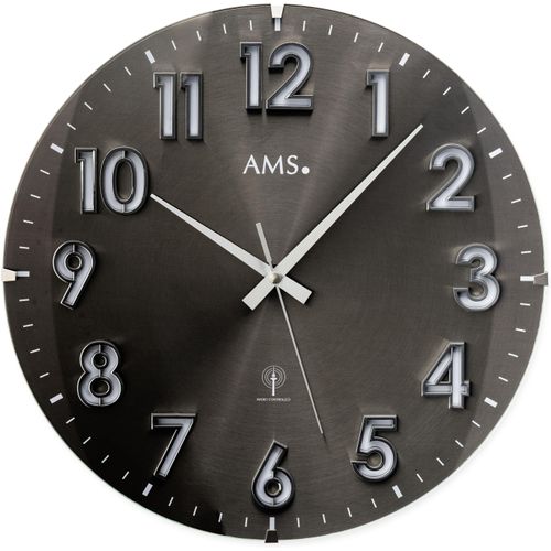 4037445161733 - Funkwanduhr AMS grau (anthrazit) Wanduhren Ø 33cm Quarzuhr Wanduhr Wohnzimmer Esszimmer Küche Arbeitszimmer Büro 4037445161733 - Funkwanduhr AMS grau (anthrazit) Wanduhren Ø 33cm Quarzuhr Wanduhr Wohnzimmer Esszimmer Küche Arbeitszimmer Büro