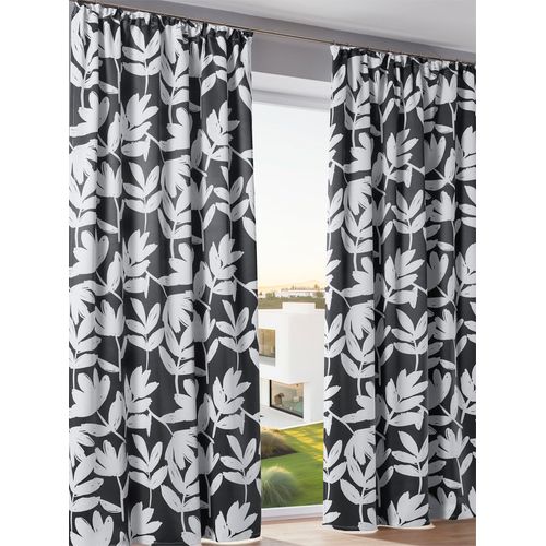 4016478094683 - Vorhang HEINE HOME Gr 3 schwarz B135cm H225cm Polyester Gardinen