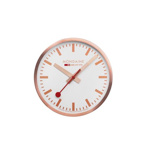 7611382602398 - MONDAINE Wanduhr »Wanduhr kupfer 25cm«