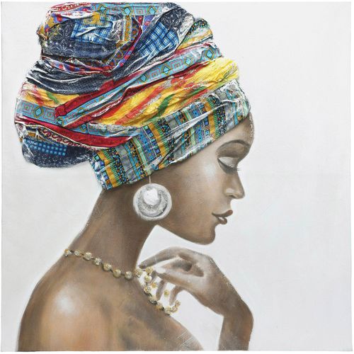 4009079389760 - Leinwandbild GILDE Gemälde Afrik Schönheit Bilder Gr B H T 1000 cm x 100 cm x 30 cm 1 St bunt Leinwandbild Leinwandbilder Bilder