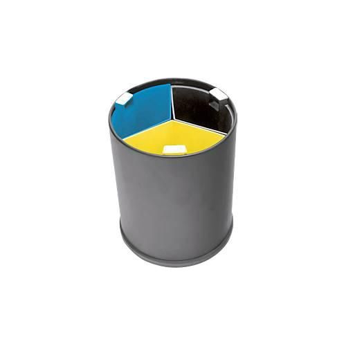 4897020624424 - Papierkorb zur Abfalltrennung auf dem Tisch 3 Inneneimer schwarz 4897020624424 - Papierkorb zur Abfalltrennung auf dem Tisch 3 Inneneimer schwarz