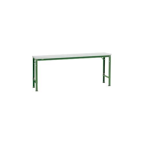 4045916140552 - AU71176011 Arbeits-Grundtisch UNIVERSAL Spezial mit Kunststoffplatte BxTxH = 2000x800x722-1022 mm Resedagrün (RAL 6011) 4045916140552 - AU71176011 Arbeits-Grundtisch UNIVERSAL Spezial mit Kunststoffplatte BxTxH = 2000x800x722-1022 mm Resedagrün (RAL 6011)