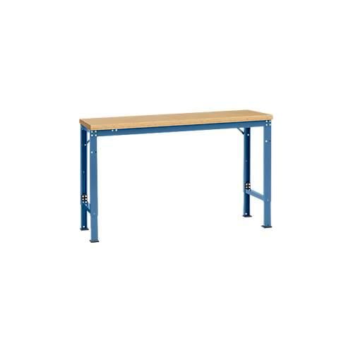 4045916146462 - AU70555007 Arbeits-Grundtisch UNIVERSAL Spezial mit Multiplexplatte BxTxH = 1500 x 800 x 722-1022 mm Brillantblau (RAL 5007) 4045916146462 - AU70555007 Arbeits-Grundtisch UNIVERSAL Spezial mit Multiplexplatte BxTxH = 1500 x 800 x 722-1022 mm Brillantblau (RAL 5007)