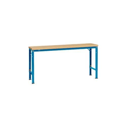 4045916146790 - AU70855012 Arbeits-Grundtisch UNIVERSAL Spezial mit Multiplexplatte BxTxH = 1750 x 800 x 722-1022 mm Licht-Blau (RAL 5012) 4045916146790 - AU70855012 Arbeits-Grundtisch UNIVERSAL Spezial mit Multiplexplatte BxTxH = 1750 x 800 x 722-1022 mm Licht-Blau (RAL 5012)