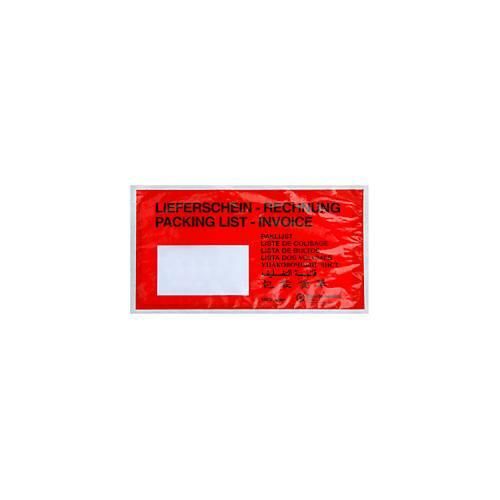 4251898800104 - Papier-Dokumententasche Lieferscheintasche SecurePack DIN lang Fenster links mit Aufdruck selbstklebend 100 % recycelbares Pergaminpapier rot 250 Stück 4251898800104 - Papier-Dokumententasche Lieferscheintasche SecurePack DIN lang Fenster links mit Aufdruck selbstklebend 100 % recycelbares Pergaminpapier rot 250 Stück