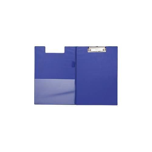 4002390091947 - Schreibmappe MAULpoly A4 Innentasche Stifteschlaufe Klemmweite 8 mm aufhängbar L 320 x B 228 x H 13 mm Karton Polypropylen recycelbar blau