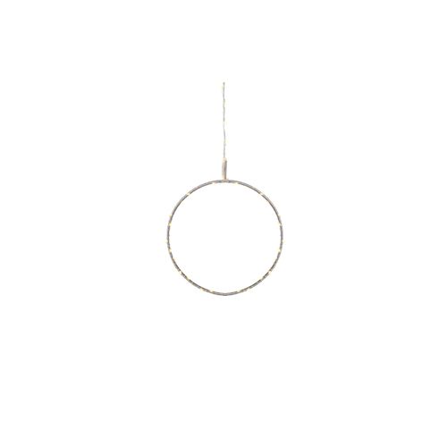 5707310423011 - LED Dekolicht »LED Kreis Liva Silberfarben mittel«