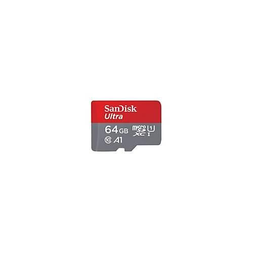 0619659200541 - SanDisk Ultra - Flash-Speicherkarte (microSDXC-an-SD-Adapter inbegriffen) - 64 GB - A1 UHS Class 1 Class10 - microSDXC UHS-I 0619659200541 - SanDisk Ultra - Flash-Speicherkarte (microSDXC-an-SD-Adapter inbegriffen) - 64 GB - A1 UHS Class 1 Class10 - microSDXC UHS-I