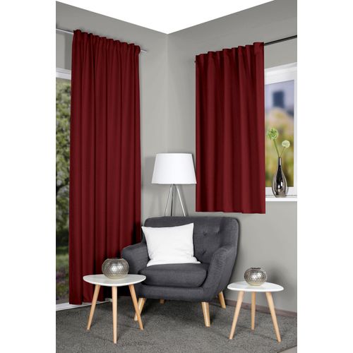 4056751492072 - Vorhang HOME WOHNIDEEN ESKAMIO Gardinen Gr 245 cm Multifunktionsband 135 cm rot (bordeau) Esszimmergardinen 4056751492072 - Vorhang HOME WOHNIDEEN ESKAMIO Gardinen Gr 245 cm Multifunktionsband 135 cm rot (bordeau) Esszimmergardinen