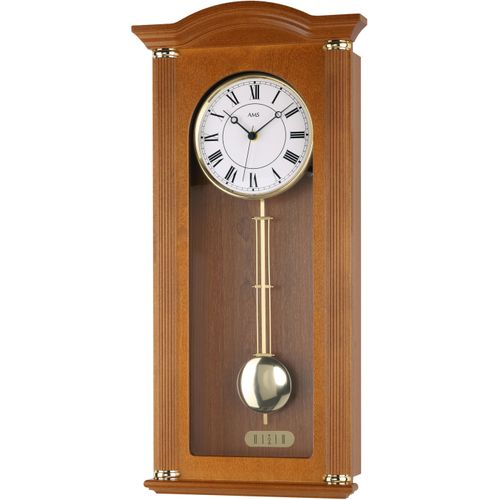 4037445142015 - Funk-Pendelwanduhr AMS F5014 9 braun (kirschbaumfarben) Wanduhren B H L 28cm x 10cm x 64cm Quarzuhr Holz- Glasgehäuse Erle KirscheEsszimmerMade in Germany 4037445142015 - Funk-Pendelwanduhr AMS F5014 9 braun (kirschbaumfarben) Wanduhren B H L 28cm x 10cm x 64cm Quarzuhr Holz- Glasgehäuse Erle KirscheEsszimmerMade in Germany