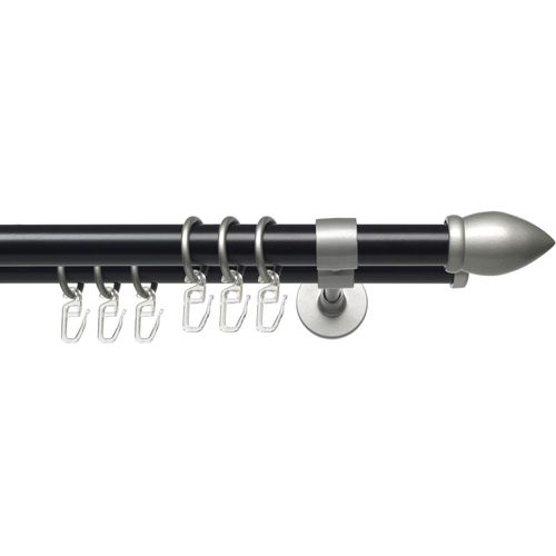 4016318379352 - Gardinenstange Lan Mush Gardinenstangen Gr L 120 cm Ø 20 mm 2 läufig silberfarben (schwarz silber) Gardinenstangen Wandmontage 2-läufig im Fixmaß Ø 20 mm 4016318379352 - Gardinenstange Lan Mush Gardinenstangen Gr L 120 cm Ø 20 mm 2 läufig silberfarben (schwarz silber) Gardinenstangen Wandmontage 2-läufig im Fixmaß Ø 20 mm