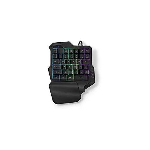 5412810411245 - - keyboard - wired single-handed gaming - black - Gaming Tastaturen - Schwarz