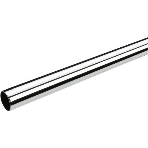 4016318372162 - Gardinenstange Fertigstilgarnitur 20 mm Piano Boston Gardinenstangen Gr L 160 cm Ø 20 mm 1 St 1 läufig grau (chromfarben) Gardinenstangen Wandmontage Gardinenstange Komplett