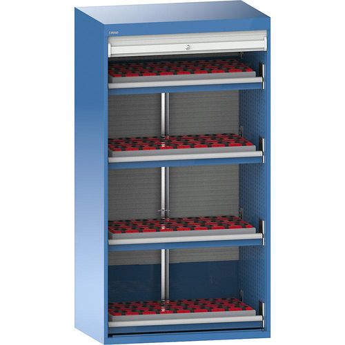 7612269049701 - LISTA CNC-Schrank mit Rollladen 4 Schubladen 96 Halter ISO-SK 50 lichtblau RAL 5012 7612269049701 - LISTA CNC-Schrank mit Rollladen 4 Schubladen 96 Halter ISO-SK 50 lichtblau RAL 5012