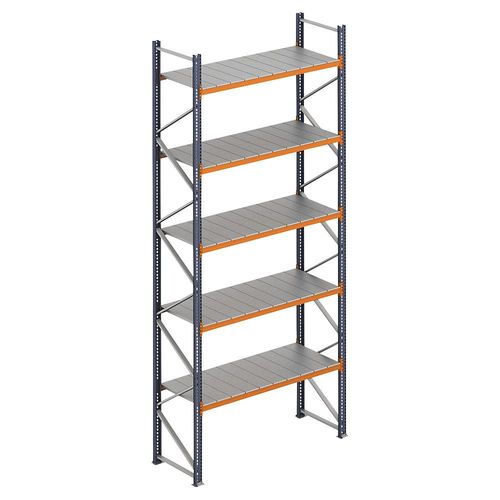 4061753273819 - Weitspannregal Feldlast 8000 kg HxBxT 3000 x 15112 x 800 mm Grundregal kaiserkraft