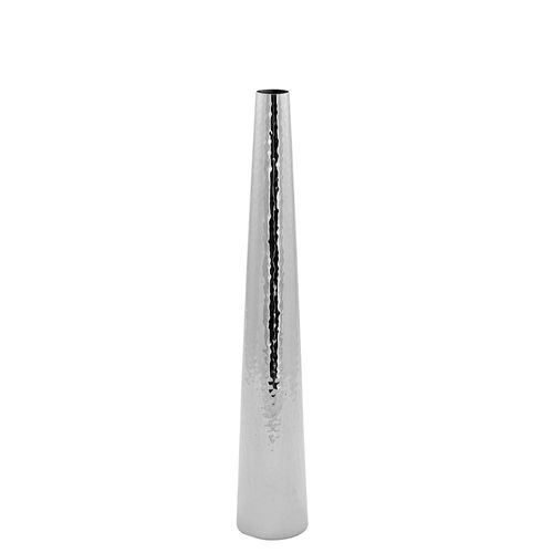 4042911570025 - Dekovase CUBA mit feiner Hammerschlagstruktur (1 St) Rosenvase Tischvase aus Edelstahl silberfarben silberfarben 4042911570025 - Dekovase CUBA mit feiner Hammerschlagstruktur (1 St) Rosenvase Tischvase aus Edelstahl silberfarben silberfarben