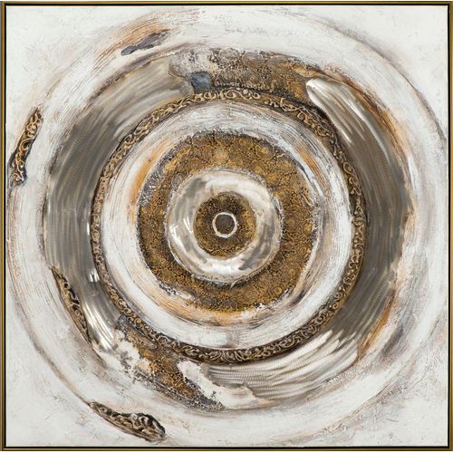 4050743085051 - Gemälde GOLDENE MEDITATION (BH 10250x10250 cm) BH 10250x10250 cm gold Bild Kunstdruck Wandbild 4050743085051 - Gemälde GOLDENE MEDITATION (BH 10250x10250 cm) BH 10250x10250 cm gold Bild Kunstdruck Wandbild
