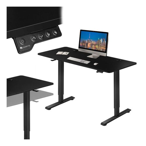 4260565527930 - Höhenverstellbarer Schreibtisch 140x60cm - Elektrisch stufenlos verstellbar Bürotisch Sitz- & Stehtisch Speicherplatz Memory-Funktion - Schwarz 4260565527930 - Höhenverstellbarer Schreibtisch 140x60cm - Elektrisch stufenlos verstellbar Bürotisch Sitz- & Stehtisch Speicherplatz Memory-Funktion - Schwarz