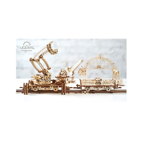 4820184120600 - Modellbausatz Schienen-Drehkran Serie Mechanische Stadt 4820184120600 - Modellbausatz Schienen-Drehkran Serie Mechanische Stadt