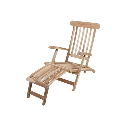 4059865304897 - Teak Deckchair Garten Holz Relax Liege Sonnenliege Möbel
