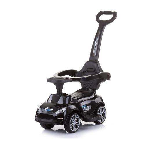 3800931045937 - Kinder Rutschauto 2 in 1 Turbo Schubstange Musikfunktion Rückenlehne schwarz 3800931045937 - Kinder Rutschauto 2 in 1 Turbo Schubstange Musikfunktion Rückenlehne schwarz