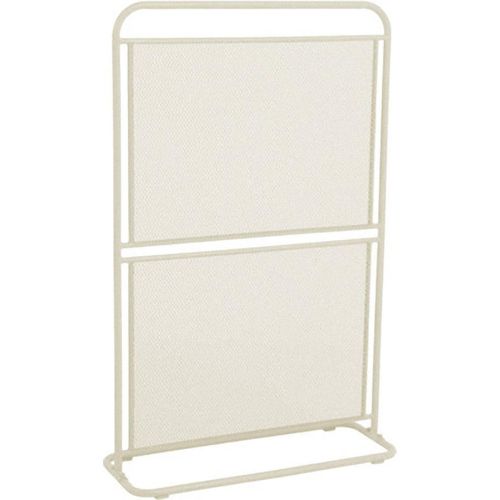 4059865305559 - Metall Balkon Sichtschutz 124x80 Windschutz Larmschutz Garten Terrasse beige 4059865305559 - Metall Balkon Sichtschutz 124x80 Windschutz Larmschutz Garten Terrasse beige
