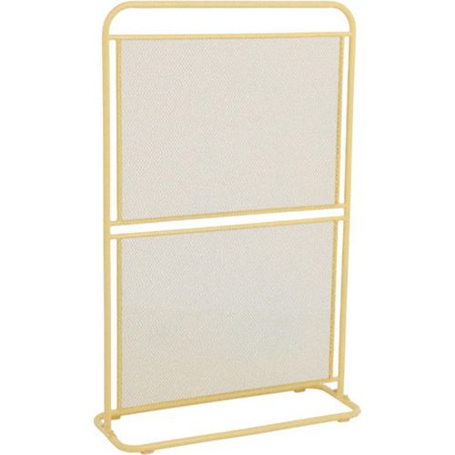 4059865305580 - Metall Balkon Sichtschutz 124x80 Windschutz Larmschutz Garten Terrasse gelb