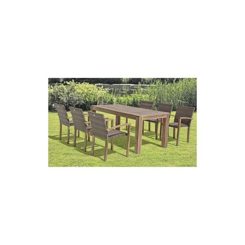 4041908099549 - Gartentisch Topeka braun rechteckig 900 x 1800 x 770 cm 4041908099549 Garden Pleasure 4041908099549 - Gartentisch Topeka braun rechteckig 900 x 1800 x 770 cm 4041908099549 Garden Pleasure