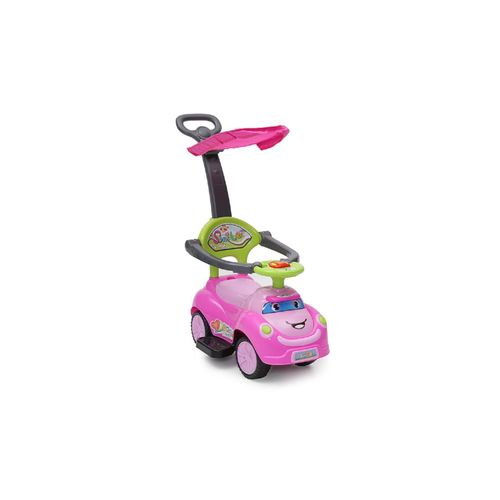 3800146241407 - Rutschauto SMILE 3 in 1 Schubstange Sonnendach Fußstützen Sicherheitsbügel rosa 3800146241407 - Rutschauto SMILE 3 in 1 Schubstange Sonnendach Fußstützen Sicherheitsbügel rosa