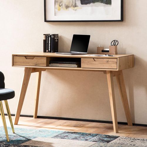 4251757723254 - Schreibtisch 120x55x77 cm Eiche Dekor mit Stauraum Design Bürotisch Skandinavisch mit Schubladen HomeOffice Laptoptisch Computertisch Arbeitszimmer 4251757723254 - Schreibtisch 120x55x77 cm Eiche Dekor mit Stauraum Design Bürotisch Skandinavisch mit Schubladen HomeOffice Laptoptisch Computertisch Arbeitszimmer