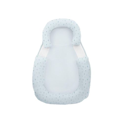 3800171207638 - Kikkaboo Baby Lagerungskissen 60 x 40 cm Memory Foam Baumwolle rutschfest hellblau 3800171207638 - Kikkaboo Baby Lagerungskissen 60 x 40 cm Memory Foam Baumwolle rutschfest hellblau