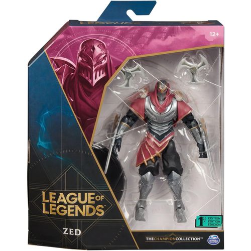 0778988384817 - League of Legends - 15cm Zed Actionfigur mit 2 Shuriken und Ausstellungssockel Spielfigur 0778988384817 - League of Legends - 15cm Zed Actionfigur mit 2 Shuriken und Ausstellungssockel Spielfigur