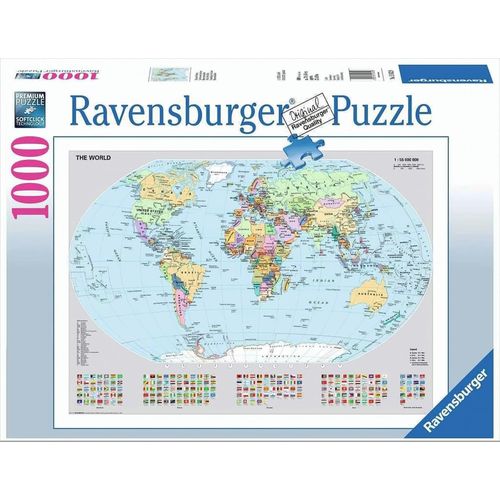 4005556156528 - Puzzle 1000 Teile 70x50 cm Basic- Politische Weltkarte 4005556156528 - Puzzle 1000 Teile 70x50 cm Basic- Politische Weltkarte
